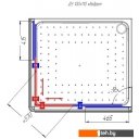 Душевые кабины Radomir 100x110 R 1-03-1-2-0-1231 (матовое стекло)