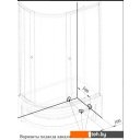 Душевые кабины Radomir 120x80 R 1-03-1-2-0-0080 (прозрачное стекло)