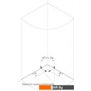 Душевые кабины Radomir 90 1-03-1-0-0-0011 (матовое стекло)