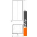 Душевые кабины Radomir 90x100 1-09-1-0-0-1211 (матовое стекло)