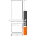 Душевые кабины Radomir 90x110 1-09-1-0-0-1220 (прозрачное стекло)