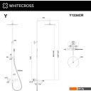 Душевые системы и гарнитуры Whitecross Y1234BL (черный матовый)