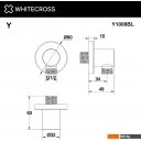 Душевые системы и гарнитуры Whitecross Y1008GLB (брашированное золото)