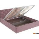 Кровати Мебель-АРС Классик 160 (велюр пудра/НВ-178/18)