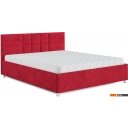 Кровати Мебель-АРС Нью-Йорк 160 (кордрой красный)