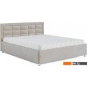 Кровати Мебель-АРС Версаль 140 (бархат бежевый/Star Velvet 6 Beige)