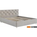 Кровати Мебель-АРС Классик 140 (бархат бежевый/Star Velvet 6 Beige)