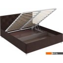 Кровати Мебель-АРС Классик 140 (велюр шоколад/НВ-178/16)