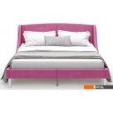 Кровати MONOFIX Лотти 160x200 (микровелюр/бордовый)