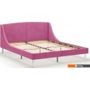 Кровати MONOFIX Лотти 160x200 (микровелюр/бордовый)