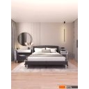 Кровати MONOFIX Лотти 160x200 (микровелюр/графит)