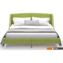 Кровати MONOFIX Лотти 160x200 (микровелюр/оливковый)