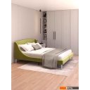 Кровати MONOFIX Лотти 160x200 (микровелюр/оливковый)