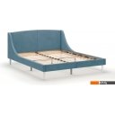 Кровати MONOFIX Лотти 160x200 (микровелюр/серый/голубой)