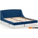 Кровати MONOFIX Лотти 160x200 (микровелюр/синий)