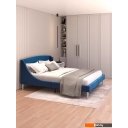 Кровати MONOFIX Лотти 160x200 (микровелюр/синий)