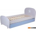 Кровати Polini Kids Mirum 1915 c ящиком (серый/голубой)