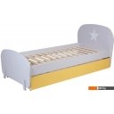 Кровати Polini Kids Mirum 1915 c ящиком (серый/желтый)