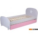Кровати Polini Kids Mirum 1915 c ящиком (серый/розовый)