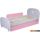 Кровати Polini Kids Mirum 1915 c ящиком (серый/розовый)