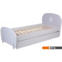 Кровати Polini Kids Mirum 1915 190x90 (c ящиком, серый)