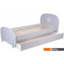 Кровати Polini Kids Mirum 1915 190x90 (c ящиком, серый)