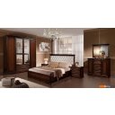 Кровати Гомельдрев Лолита ГМ 8804-01 140x200 (дуб/махагон)