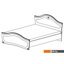 Кровати Неман мебель Орхидея 200х160 Белый полуглянец (СП-002-12)