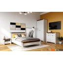 Кровати Мебельград Даллас с ортопедическим основанием 160x200 (дуб винтерберг/таксония)