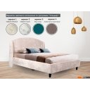 Кровати Мебельград Севилья с подъемным ортопедическим основанием 160x200 (тиффани серый)