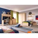 Кровати Мебельград Элана 90x200 (с ортопедическим основанием на опорах, дуб сонома)