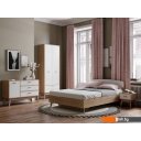 Кровати Мебельград Калагри 140 (дуб натуральный светлый/белый матовый)