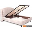 Кровати Мебельград Севилья с ортопедическим основанием на опорах 140x200 (тиффани бежевый)