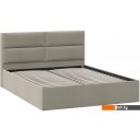 Кровати Трия Глосс универсальный тип 1 160x200 (велюр мокко темный)