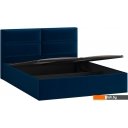 Кровати Трия Глосс универсальный тип 1 с ПМ 160x200 (велюр Confetti Blue)