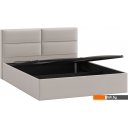 Кровати Трия Глосс универсальный тип 1 с ПМ 160x200 (велюр Confetti Smoke)