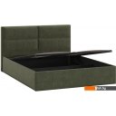 Кровати Трия Глосс универсальный тип 1 с ПМ 160x200 (микровелюр Jercy Deep Green)