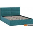 Кровати Трия Глосс универсальный тип 1 с ПМ 160x200 (микровелюр Jercy Izumrud)