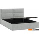 Кровати Трия Глосс универсальный тип 1 с ПМ 160x200 (микровелюр Jercy Silver)
