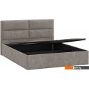 Кровати Трия Глосс универсальный тип 1 с ПМ 160x200 (микровелюр Wellmart Latte)