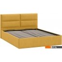 Кровати Трия Глосс универсальный тип 1 с ПМ 160x200 (микровелюр Wellmart Yellow)