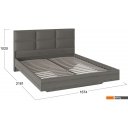 Кровати Трия Либерти СМ-297.01.001 160x200 (хадсон/грей)