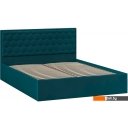 Кровати Трия Порто универсальная с ПМ и заглушиной 160x200 (велюр Confetti Izumrud)