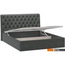 Кровати Трия Скарлет универсальная тип 1 с ПМ 160x200 (велюр графит)