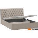 Кровати Трия Скарлет универсальная тип 1 с ПМ 160x200 (велюр мокко темный)