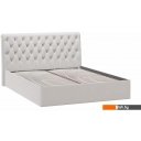 Кровати Трия Скарлет универсальная тип 1 с ПМ и заглушиной 160x200 (велюр бежевый)