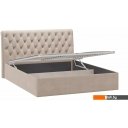 Кровати Трия Скарлет универсальная тип 1 с ПМ и заглушиной 160x200 (велюр мокко светлый)