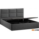 Кровати Трия Стелла Тип 1 c ПМ и заглушиной 160x200 (микровелюр Jercy Graphite)