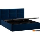 Кровати Трия Стелла Тип 1 c ПМ и заглушиной 160x200 (микровелюр Wellmart Blue)