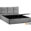 Кровати Трия Стелла Тип 1 c ПМ и заглушиной 160x200 (микровелюр Wellmart Silver)